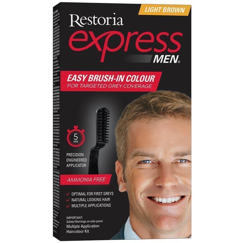 Restoria Express for Men 男士染发 Light Brown 浅棕色