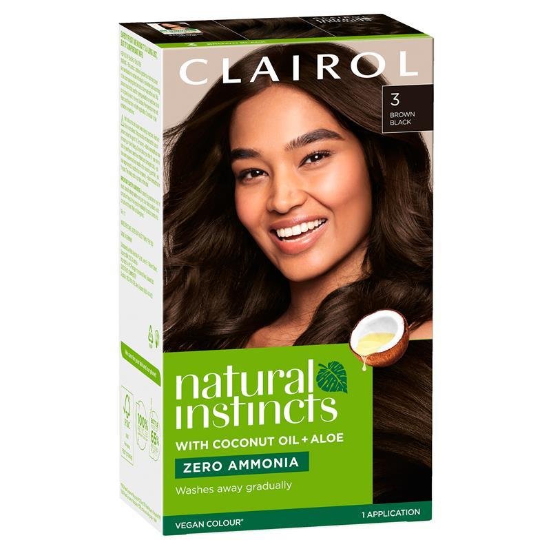 Natural Instincts 天然印象 半永久染发膏 3 棕黑色