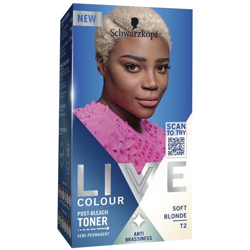 施华蔻 炫色 半永久调色剂 柔金色 T2（Live Colour Toner Soft Blonde）