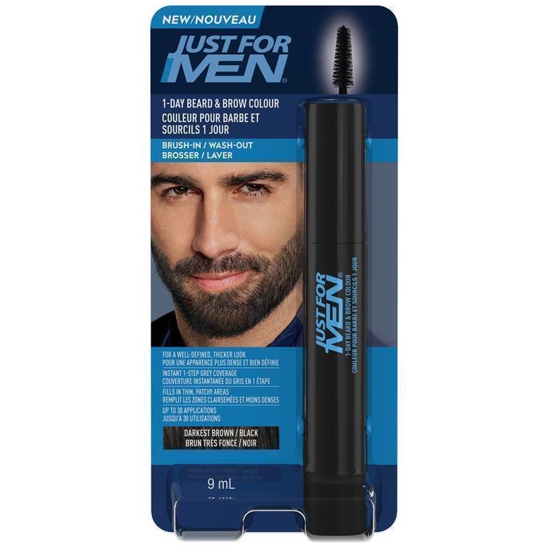 Just for Men 胡须眉毛染色凝胶 最深棕色