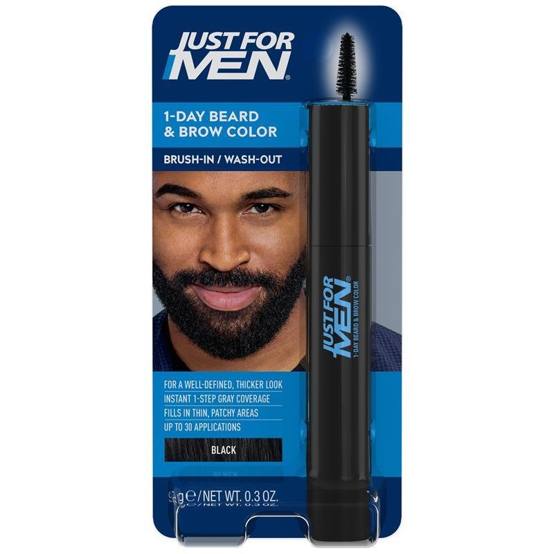 Just for Men 胡须眉毛染色凝胶 黑色
