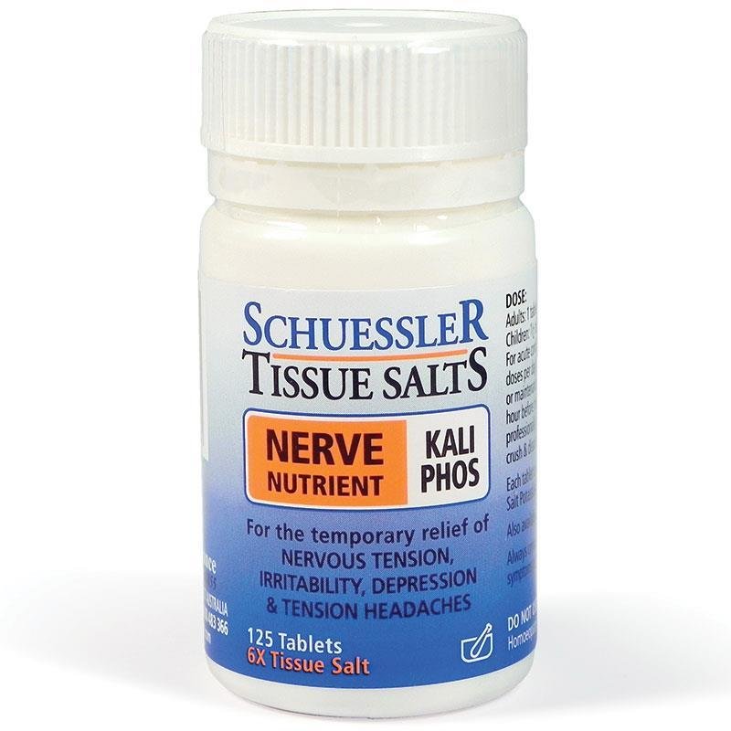 Tissue Salts Kali Phos 磷酸钾 神经滋养 125片
