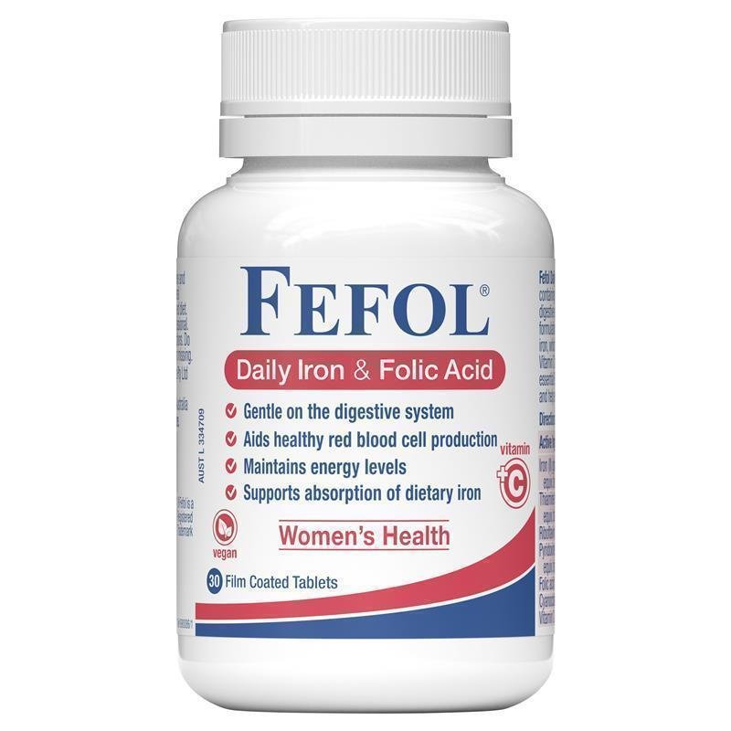 Fefol 每日铁加叶酸 30片