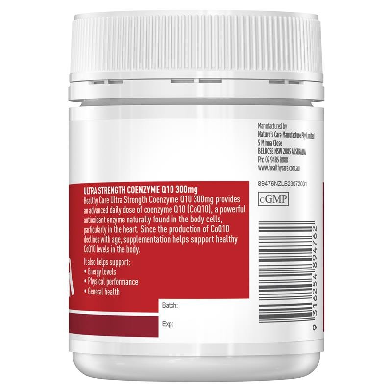 Healthy Care 辅酶Q10 300mg 超强型 100粒