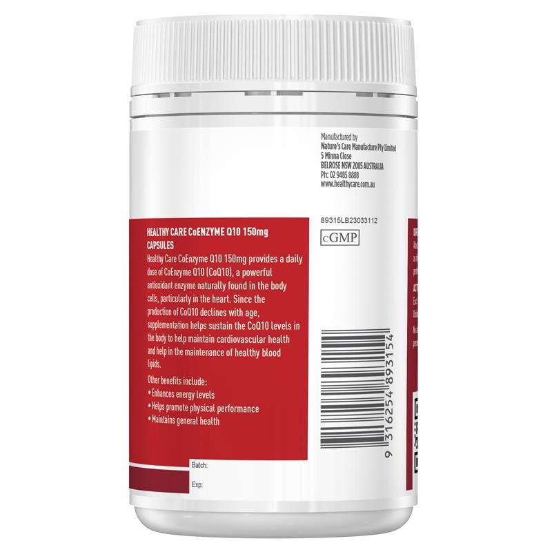 Healthy Care 辅酶Q10 150mg 100粒