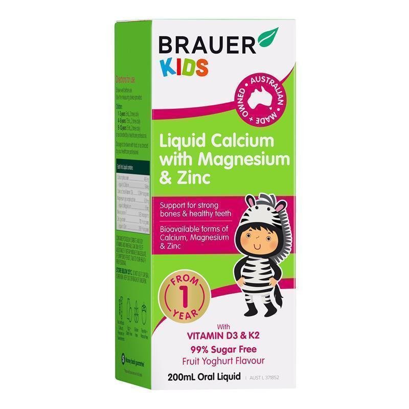Brauer 儿童液体钙+镁锌 200ml