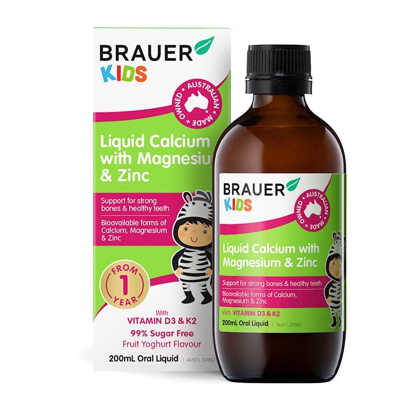 Brauer 儿童液体钙+镁锌 200ml