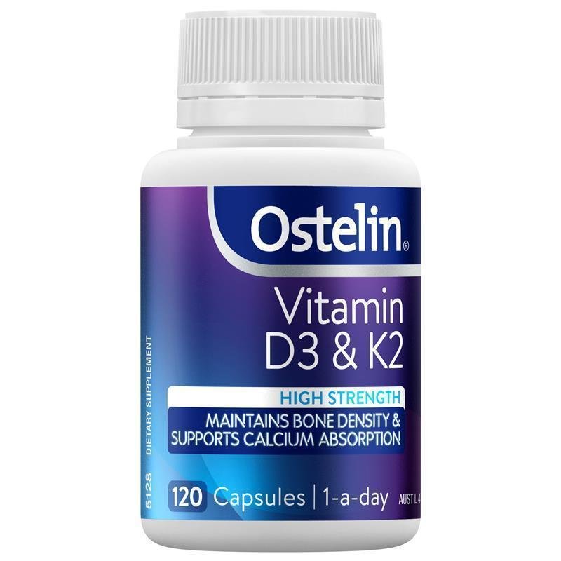 Ostelin 维生素D3+K2 120粒