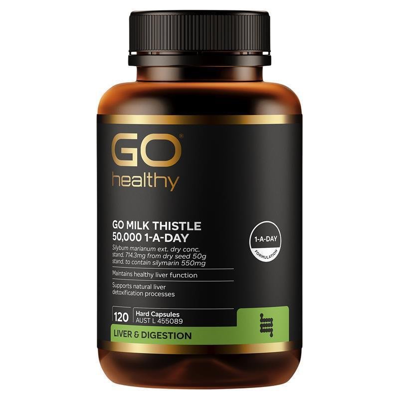 GO Healthy 奶蓟草 50000mg 每日一粒 120粒