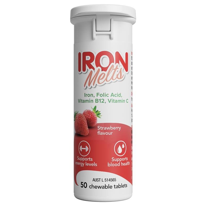 Iron Melts 铁元素咀嚼片 50片