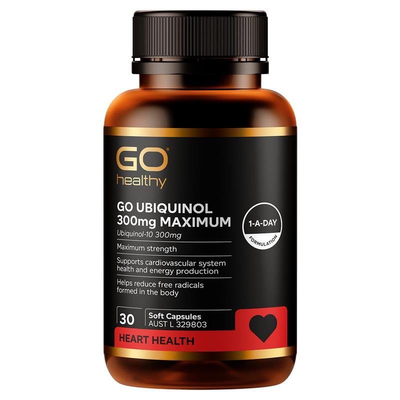 Go Healthy 还原型辅酶Q10 300mg 30粒