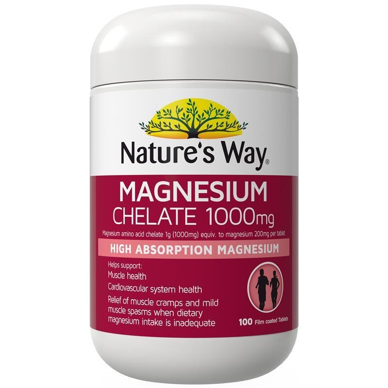 Nature's Way 螯合镁 1000mg 100片
