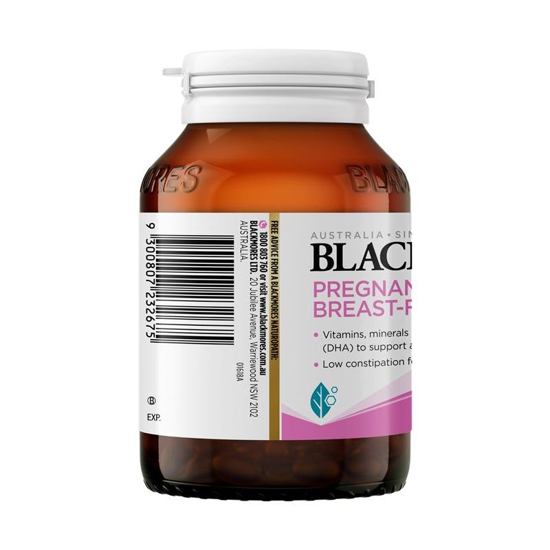 Blackmores 孕期哺乳黄金营养素 60粒