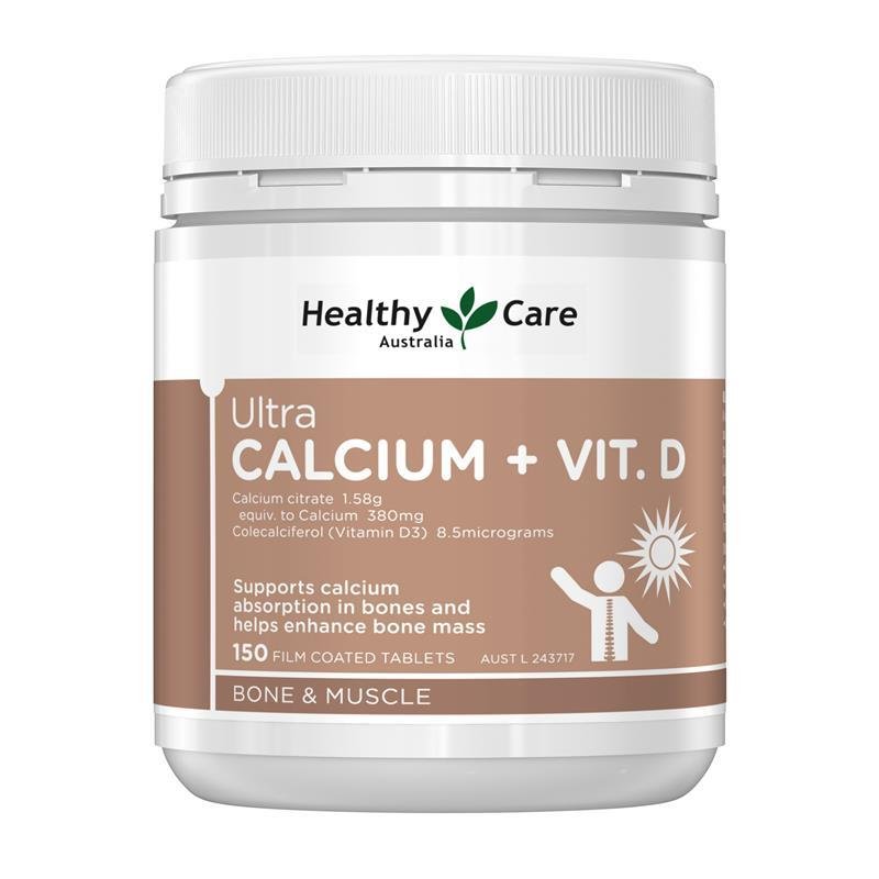 Healthy Care 超级钙+维生素D 150片