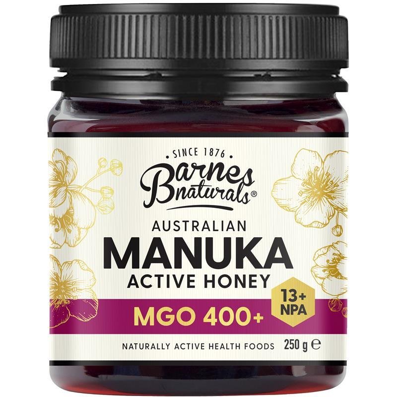 Barnes Naturals 澳洲麦卢卡蜂蜜 MGO 400+ 250g