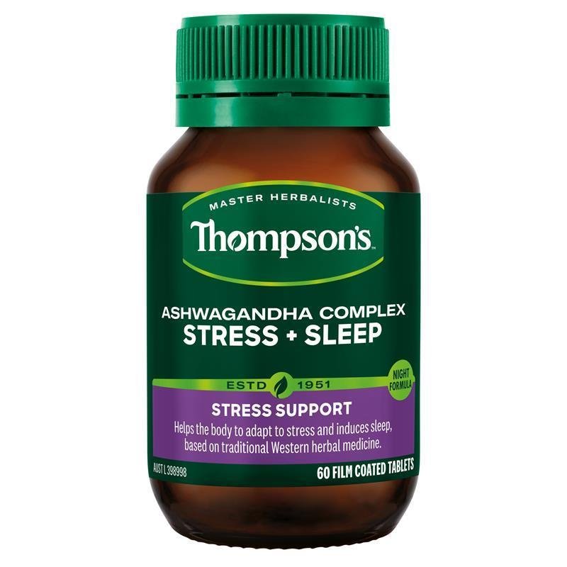 Thompson's 南非醉茄复合配方 缓解压力+助眠 60片