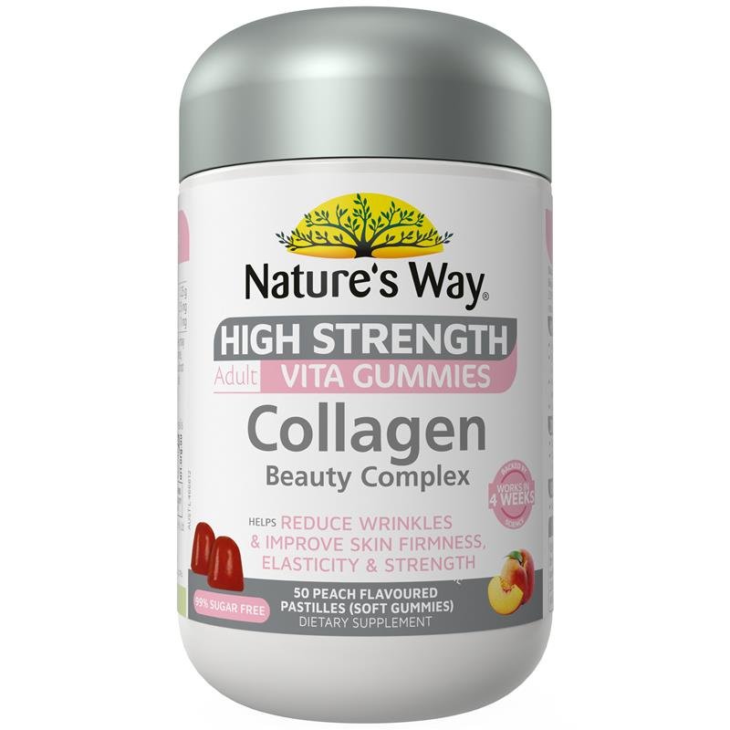 Nature's Way 无糖高浓度胶原蛋白软糖 50粒