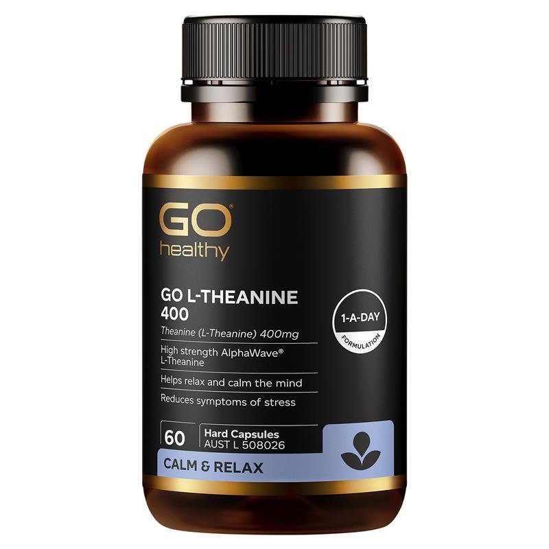 GO Healthy L-茶氨酸 400mg 60粒