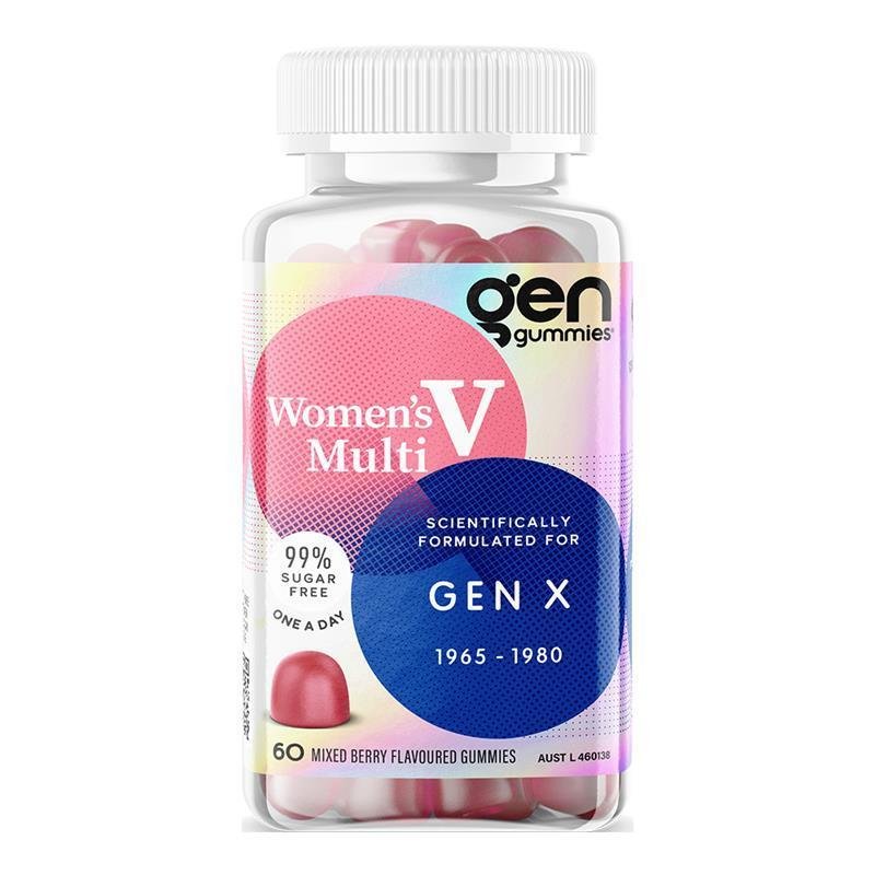 GEN X世代 女性复合维生素软糖 混合莓果味 60粒