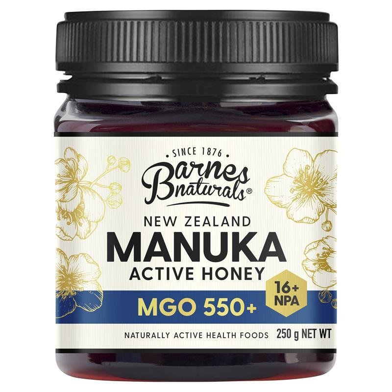 Barnes Naturals 新西兰麦卢卡蜂蜜 MGO 550+ 250g