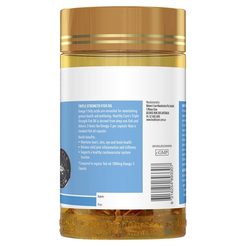 Healthy Care 三倍浓缩鱼油 150粒