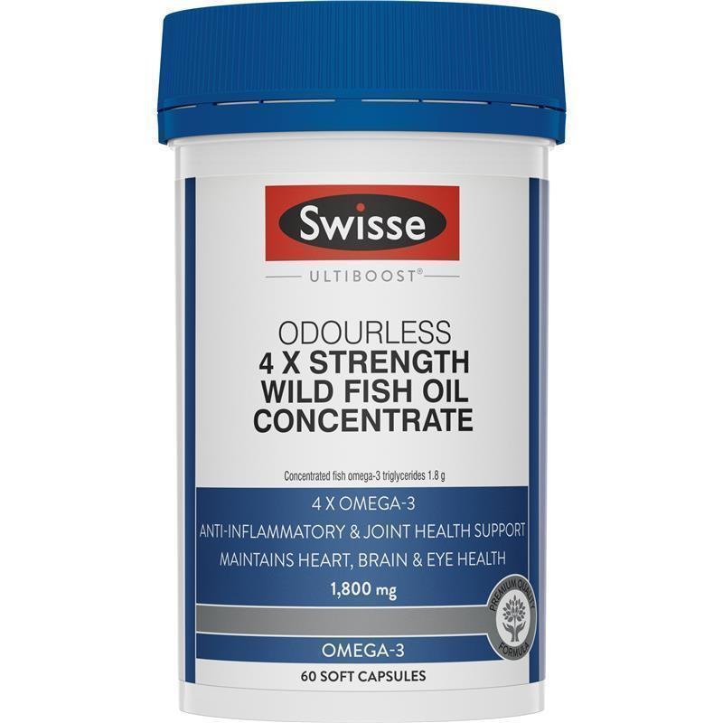 Swisse 斯维诗 四倍浓缩深海野生鱼油 60粒