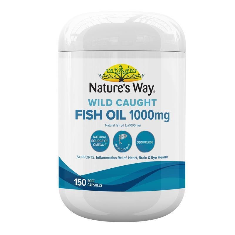 Nature's Way 无腥味野生深海鱼油 1000mg 150粒