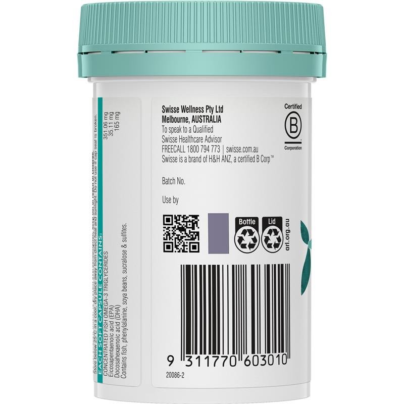 Swisse 儿童鱼油 60粒