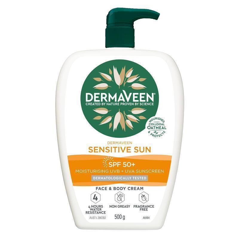 德玛维 敏感肌防晒保湿面部身体两用霜 SPF50+ 500g
