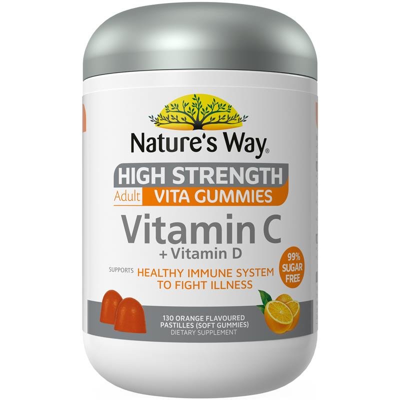 Nature's Way 成人无糖高强度维生素C软糖 130粒(特惠装)