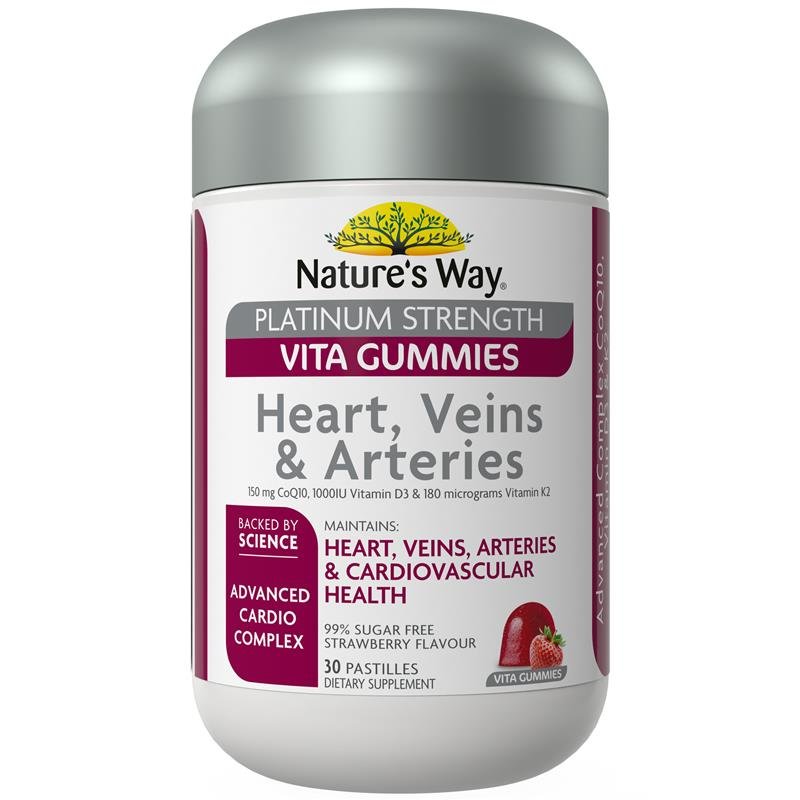 Nature's Way 高强度成人心脏动脉护理软糖 30粒