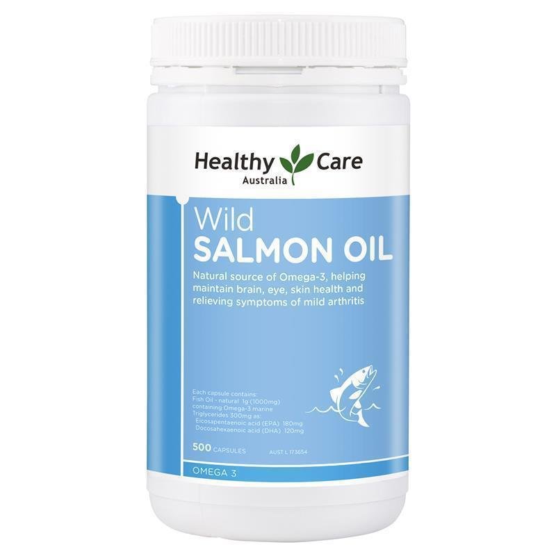 Healthy Care 野生三文鱼油 1000mg 500粒