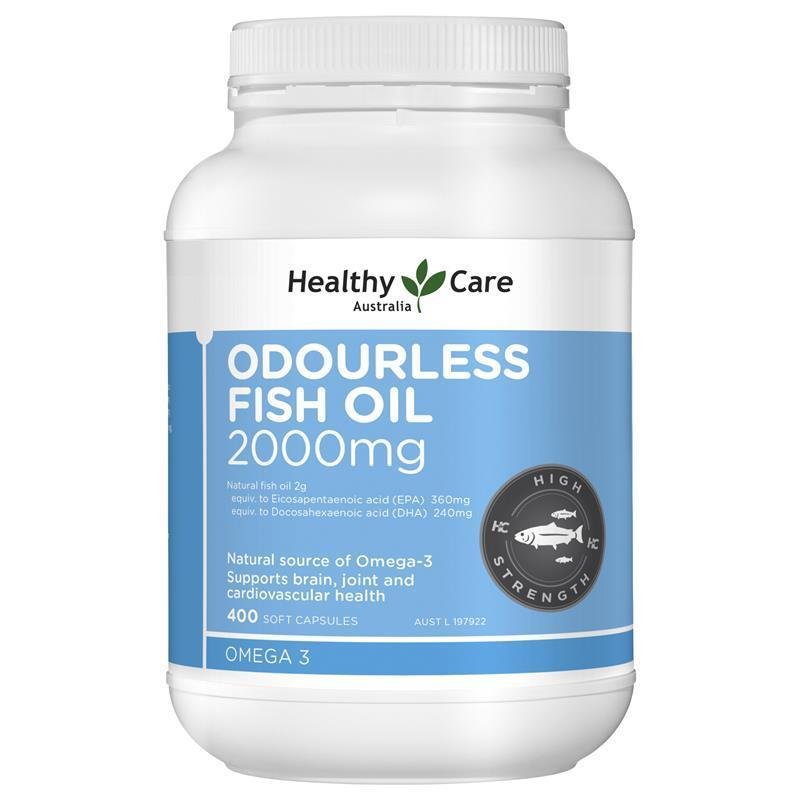 Healthy Care 无腥味深海鱼油 2000mg 400粒