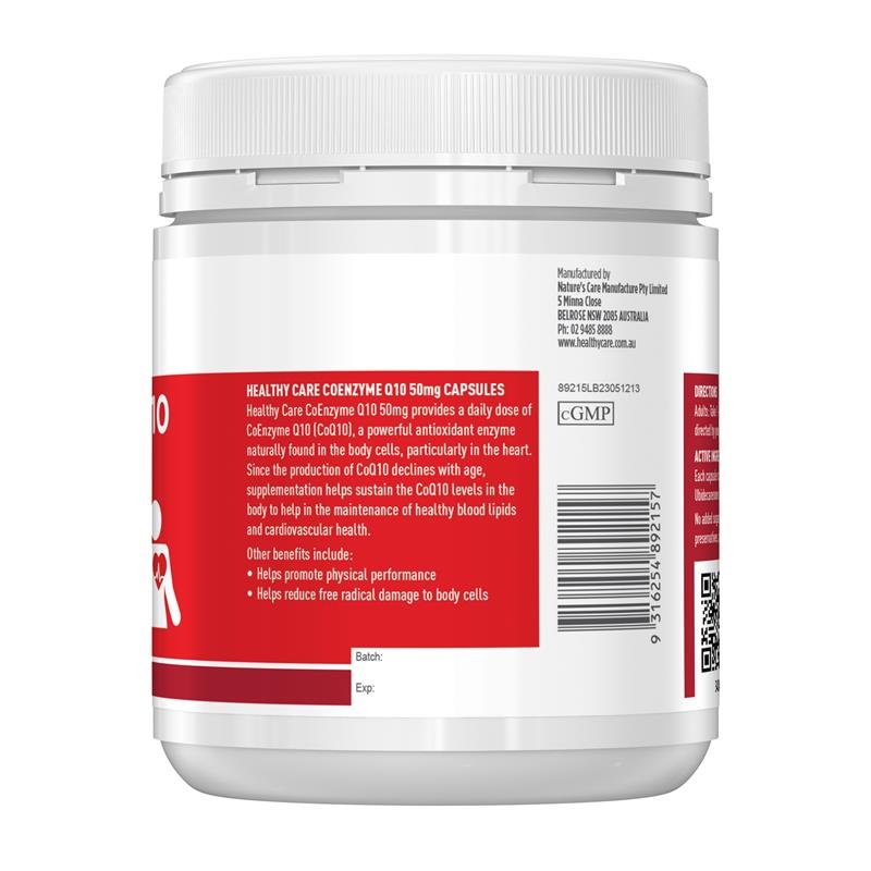 Healthy Care 辅酶Q10 50mg 200粒