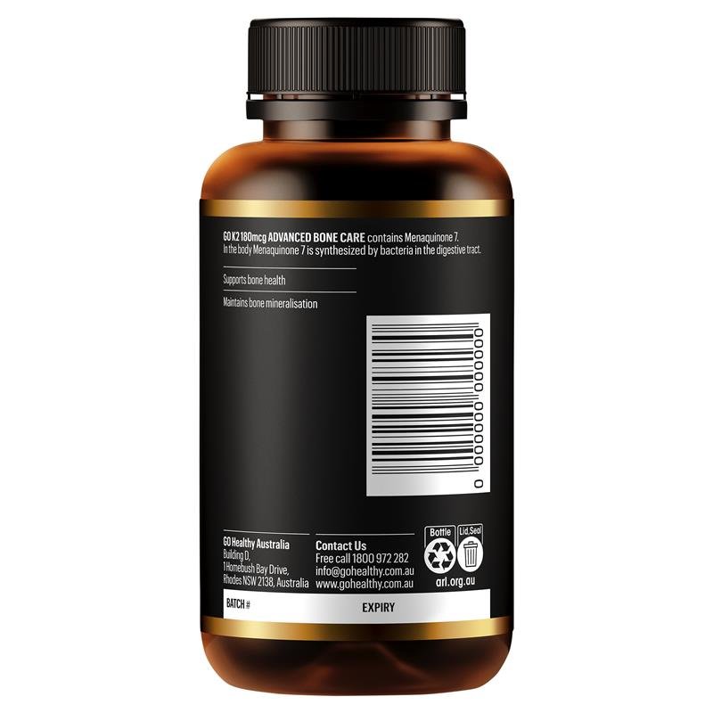 Go Healthy K2 180mcg 强效护骨 60粒