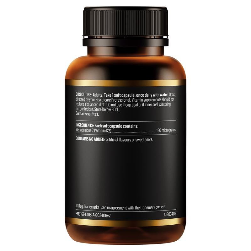 Go Healthy K2 180mcg 强效护骨 30粒