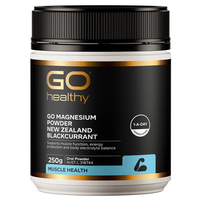 GO Healthy 镁元素粉(新西兰黑加仑味) 250g
