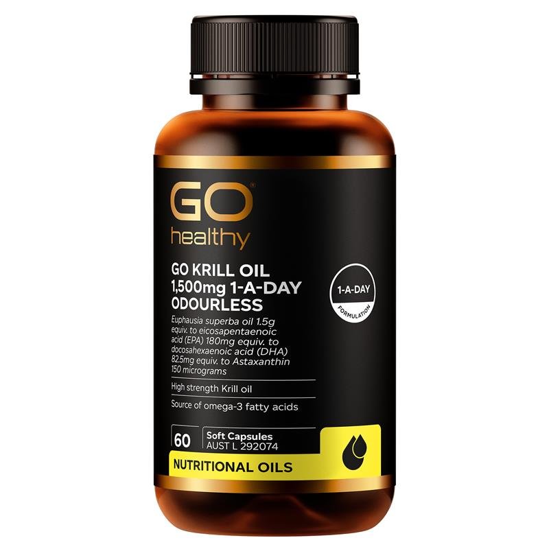 GO Healthy 磷虾油 1500mg 60粒