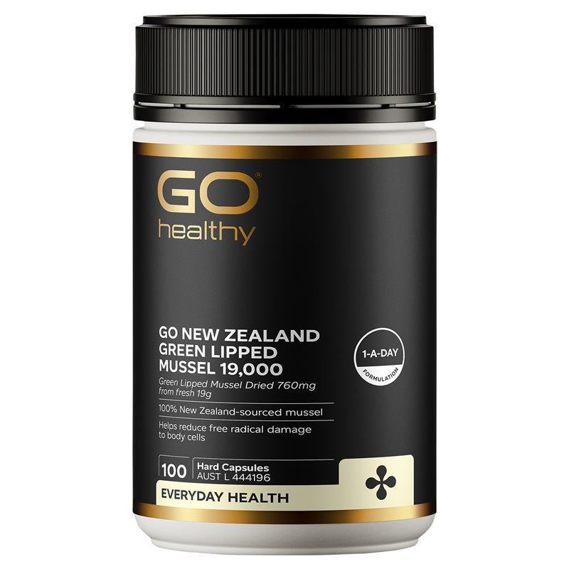 GO Healthy 新西兰青口贻贝 19000mg 硬胶囊 100粒(特惠装)