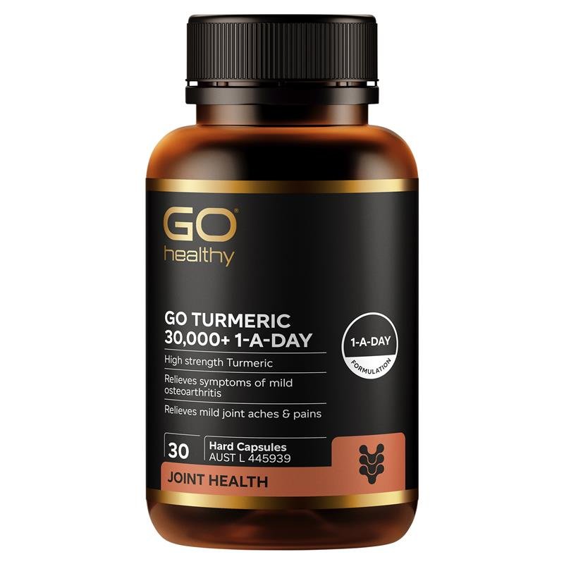 GO Healthy 姜黄 30000+ 每日一粒 硬胶囊 30粒