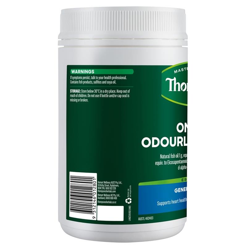 Thompsons 无腥味深海鱼油 Omega-3 400粒