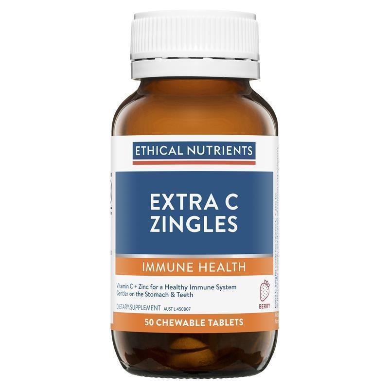 Ethical Nutrients 加强维C锌咀嚼片 浆果味 50片