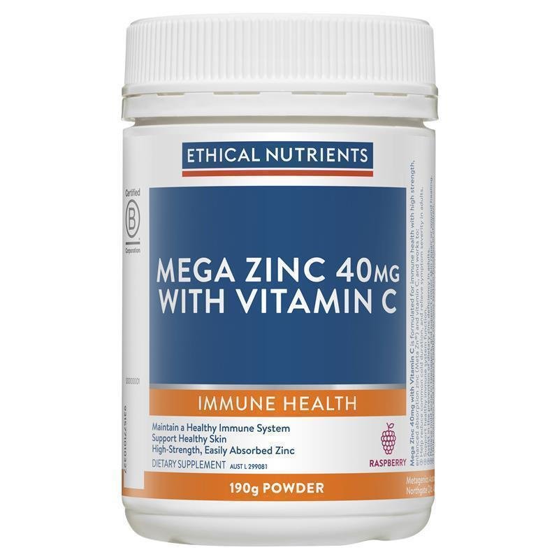 Ethical Nutrients 强效锌40mg含维C 树莓味 190g