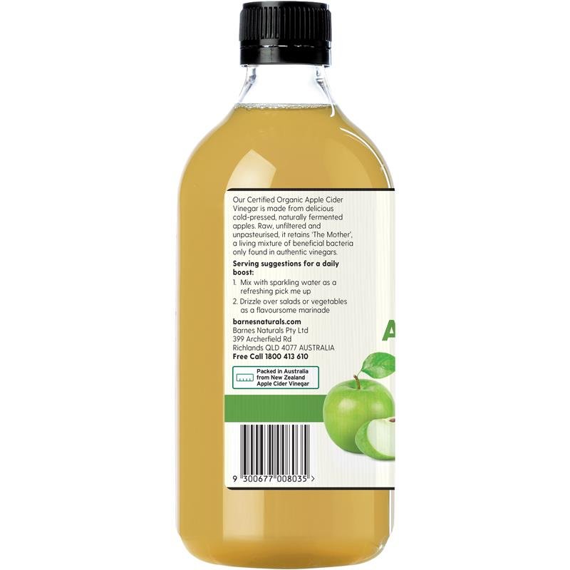 Barnes Naturals 有机苹果醋(含醋母)1L