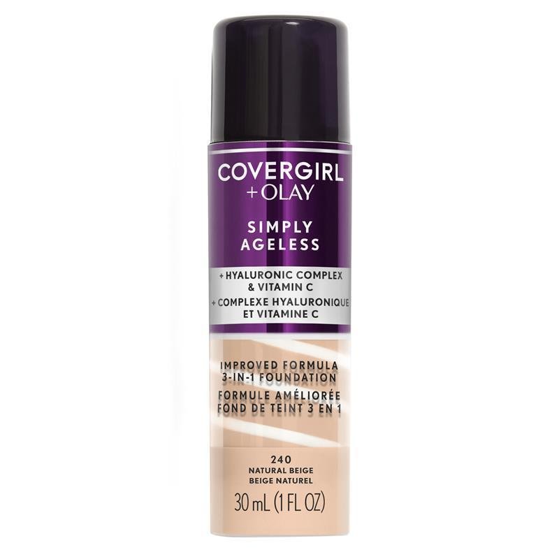 Covergirl 玉兰油焕龄三合一液体粉底 自然米色 Natural Beige