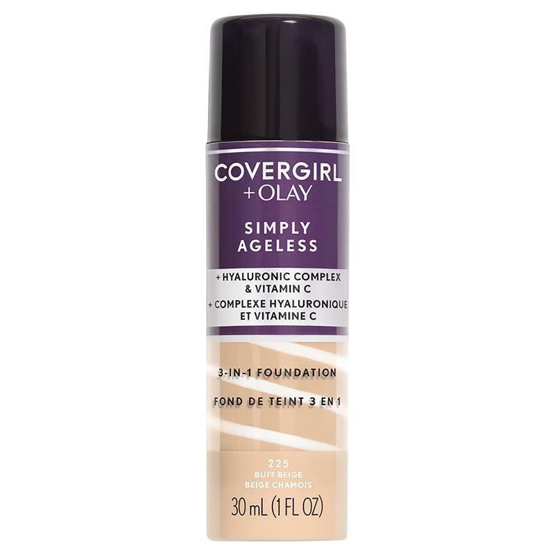 Covergirl玉兰油Simply Ageless三合一粉底液 Buff Beige自然米色