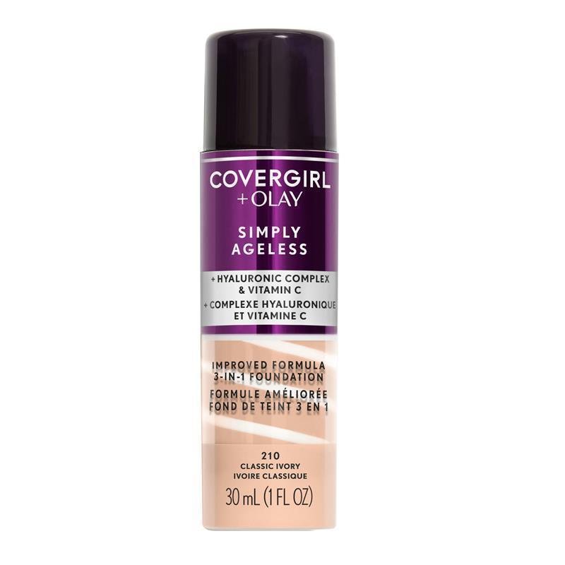 Covergirl玉兰油Simply Ageless三合一粉底液 Classic Ivory经典象牙白