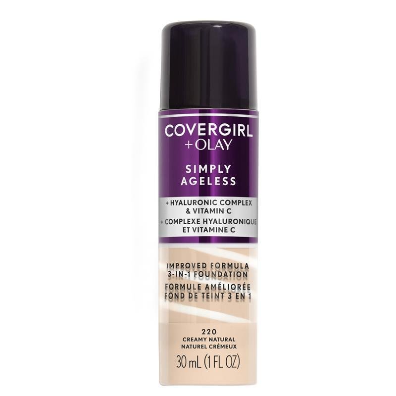 Covergirl玉兰油Simply Ageless三合一粉底液 Creamy Natural自然奶油色