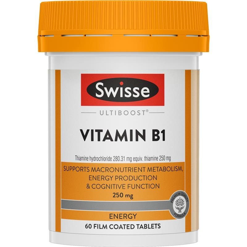 斯维诗 Swisse Ultiboost 维生素B1 250mg 60片