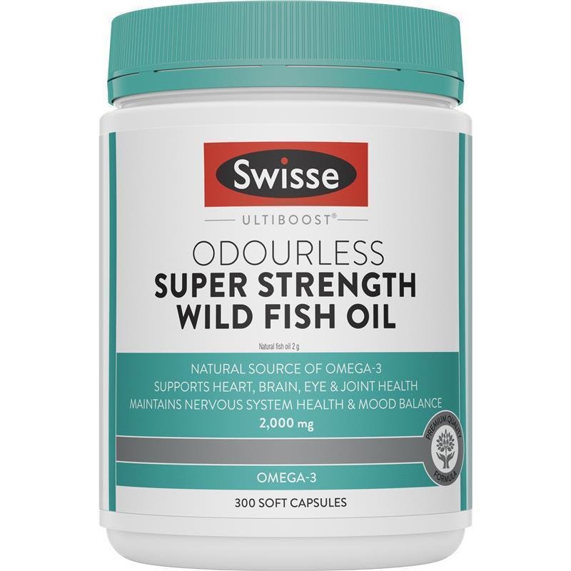 斯维诗 Swisse Ultiboost 无腥味超强深海鱼油 2000mg 300粒(超值装)